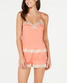 INC International Concepts INC Antique-Look Lace Woven Top and Pajama Shorts Set  Created for Macy s     Reviews - Bras  Panties   Lingerie - Women - Macy s at Macys